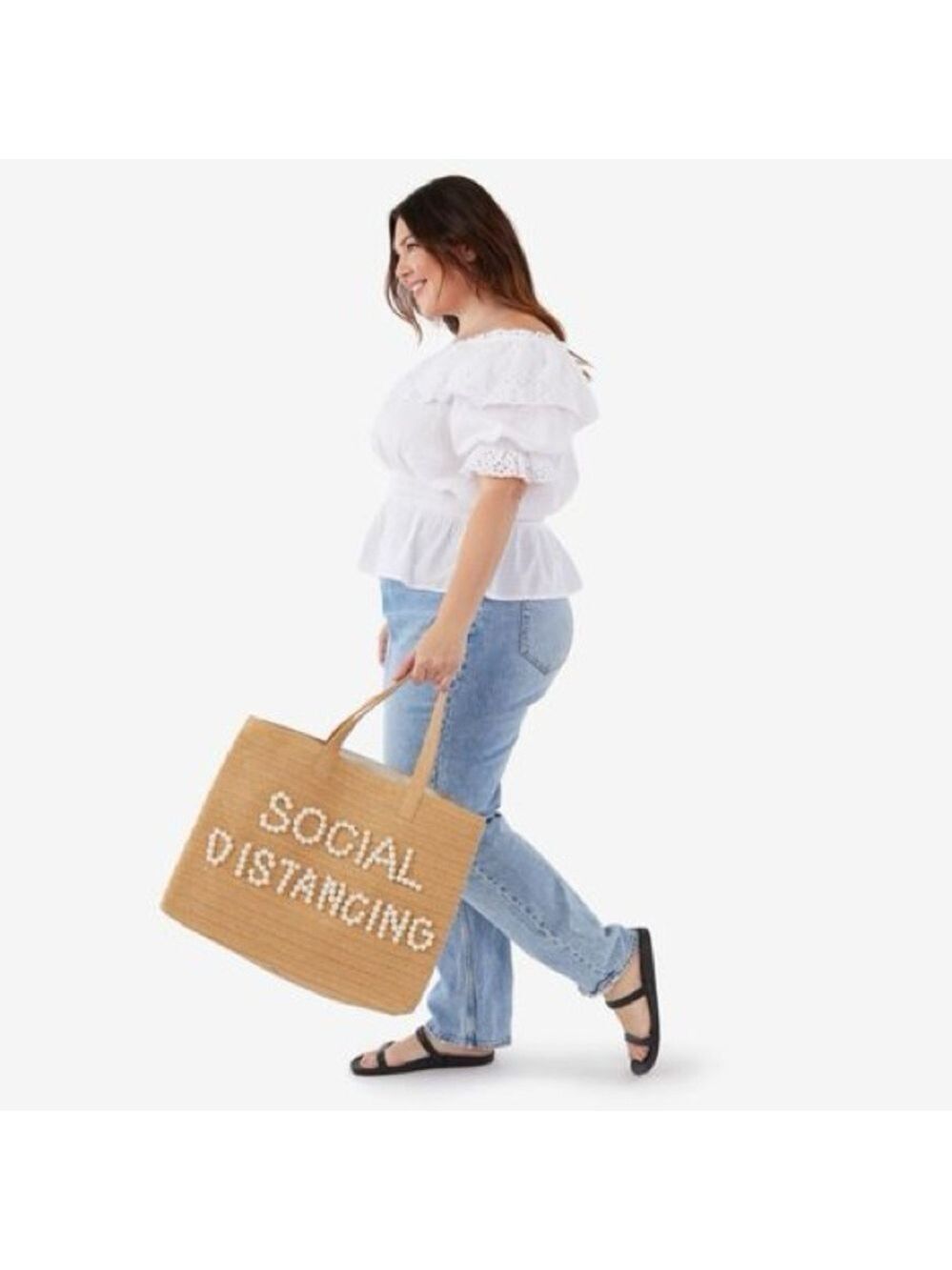 BEYOND THE BEACH
Social Distancing Straw Tote